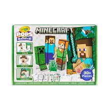 Crayola Minecraft POPs 3D -v rityskirja lasten taidesetti, vaihtoehtoinen lahja pojille ja tyt ille 6+ ik isille