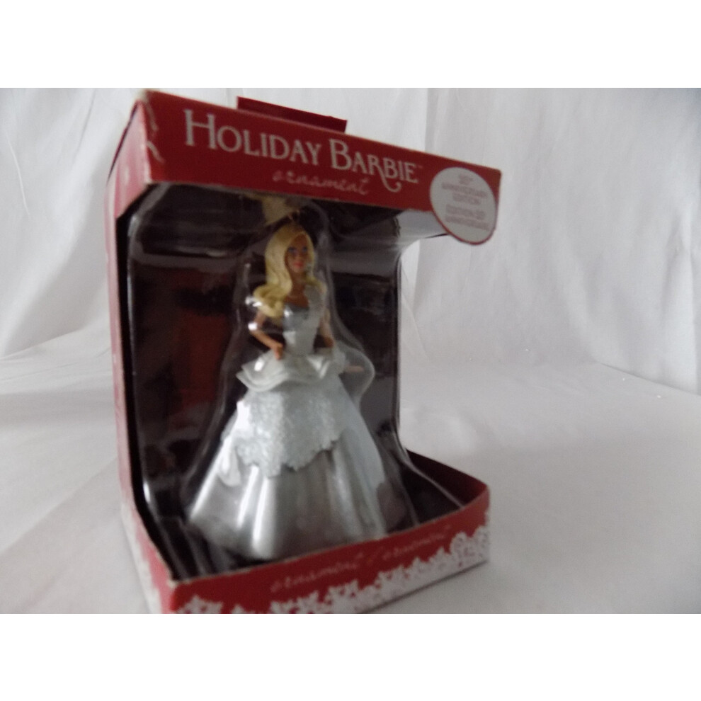 Barbie American Greetings Holiday 25Th Anniversary Ornament 2013 White