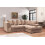 Snugg Furniture (Right Hand Corner, Coffee) Milo Jumbo Cord Corner Sofa 1