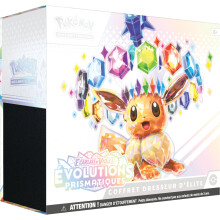 Pok?on TCG: Scarlet & Purple Elite Trainer Set - Prismatic Evolutions (1 Fully Illustrated Promo Card 9 Booster Packs & Premium Game Accessories)