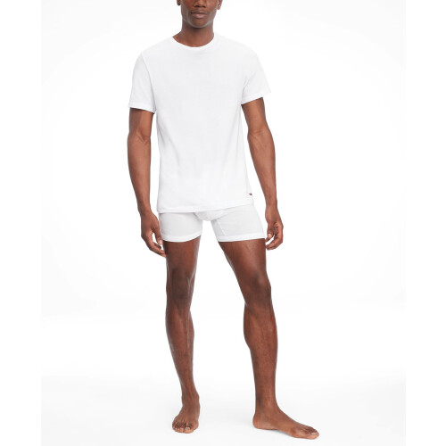Tommy Hilfiger Tommy Hilfiger Herr 3-Pack T-Shirts i Bomull, Vit, Medium 1