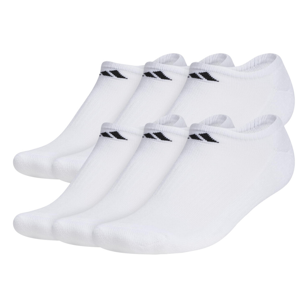 Athletic Cushioned No Show Socks with arch compression for a secure fit (6-Pair)