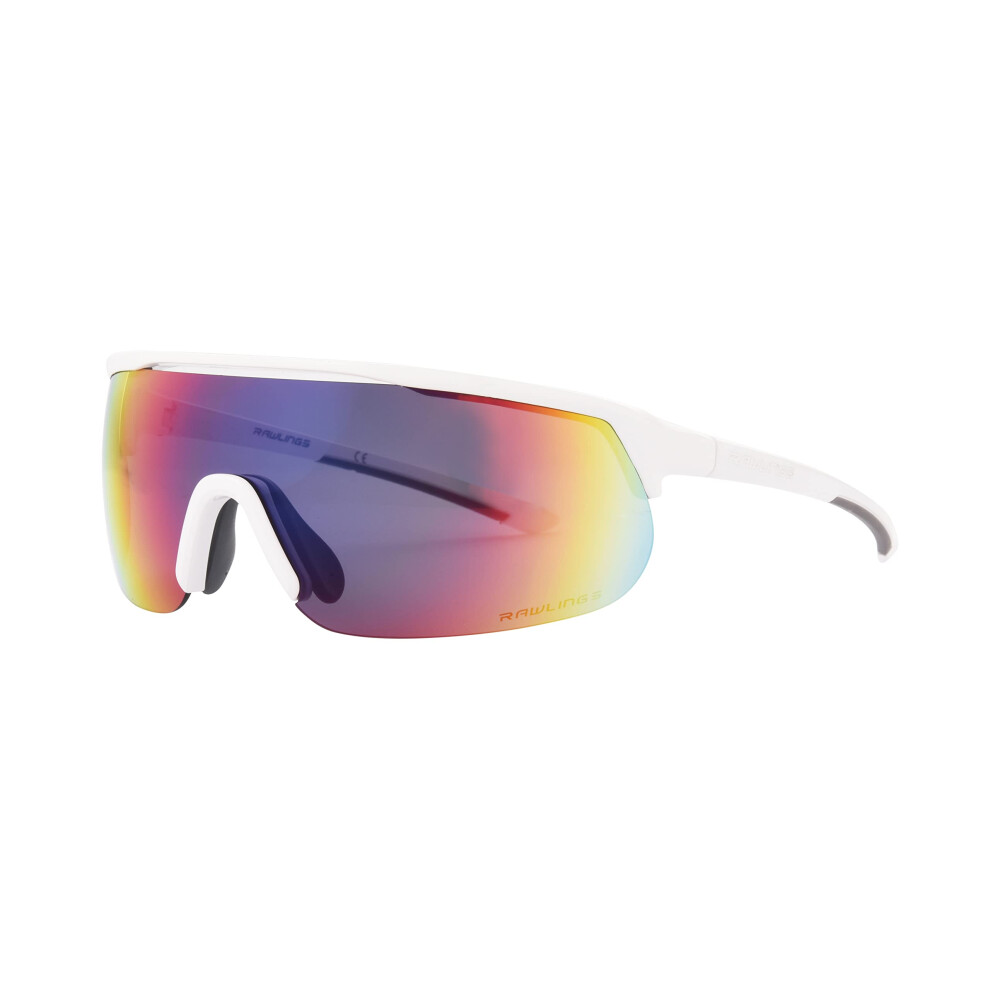 Rawlings Jungen Kai Jugend Sonnenbrille Shield Gl?Nzend Wei? 129Mm-image