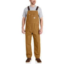 Carhartt Men'sRelaxed Fit Duck Bib Overall Carhartt Brown,L30-W52