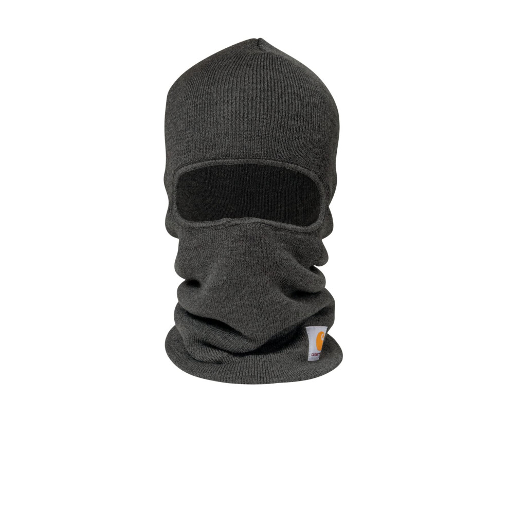 Carhartt Men's Knit Insulated Face Mask  Coal Heather  OFA
