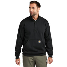 Carhartt Loose Fit Midweight Quarter-Zip Mock-Neck Sweatshirt Svart