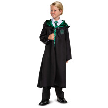 Travestimento Harry Potter Robe Costume Ufficiale Hogwarts Wizarding World Classico per Bambini Taglia Accessorio per Vestirsi Nero e Verde Picco
