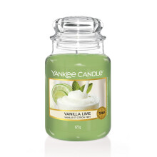 Yankee Candle Vanilla Lime Scented Classic 22oz Large Jar Single Wick Candle Over 110 Hours of Burn Time