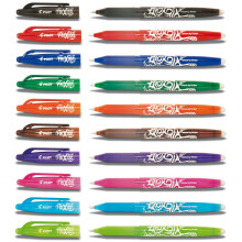 PILOT FRIXION Rollerball PENS - ERASABLE 0.7mm Tip BL-FR7 [10 Pens Set] Assorted Colours