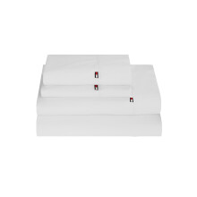 Tommy Hilfiger Signature Solid Sheeting 200 TC -lakanasetti, 4 kpl - 1 aluslakana, 1 muotoonommeltu lakana ja 2 tyynyliinaa, t ysikokoinen, 100 %