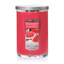 Yankee Candle Juicy Watermelon Scented Classic 22oz Large Tumbler 2-Wick Candle Over 75 Hours of Burn Time