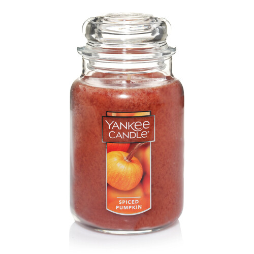Yankee Candle Yankee Candle Άρωμα Κολοκύθας, Κλασικό 22oz Μεγάλο Βάζο Μονού Φιτιλιού, 110 Ώρες Καύσης