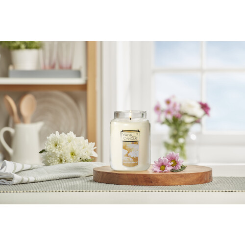Yankee Candle Yankee Candle Άρωμα Βουτύρου, Κλασικό 22oz Μεγάλο Βάζο Μονοκόμματο Κερί 2
