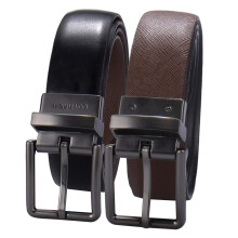 Calvin Klein Men's Reversible Belt Black/Brown Medium (34-36)