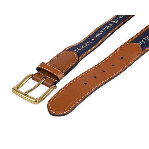 Tommy Hilfiger Ζώνη Tommy Hilfiger ανδρική με κορδέλα (1 τεμάχιο) (Κανονικά μεγέθη & Μεγάλα), Ναυτικό, 34 2
