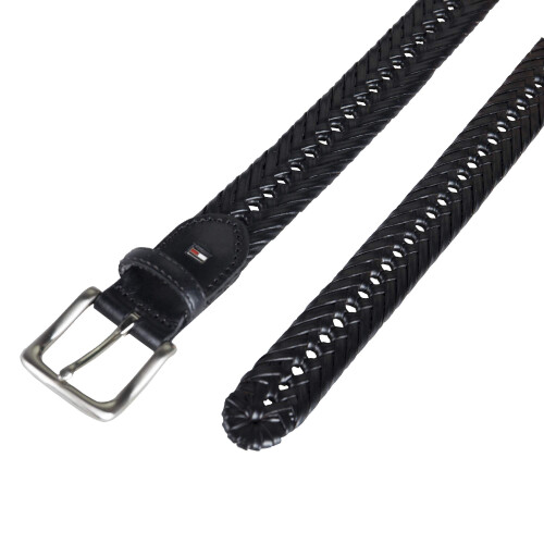 Tommy Hilfiger Tommy Hilfiger Herren Flechtg   rtel Schwarz 30 2
