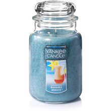 Yankee Candle Bahama Breeze -tuoksukynttil  , klassinen, 22oz:n suuri purkki, yksisyd  minen kynttil  , yli 110 tunnin paloaika, t  ydellinen trooppi