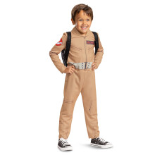 Disguise Ghostbusters Costume for Kids Official Ghostbusters Classic Jumpsuit with Proton Pack Accessory Toddler Size Medium (3T-4T)