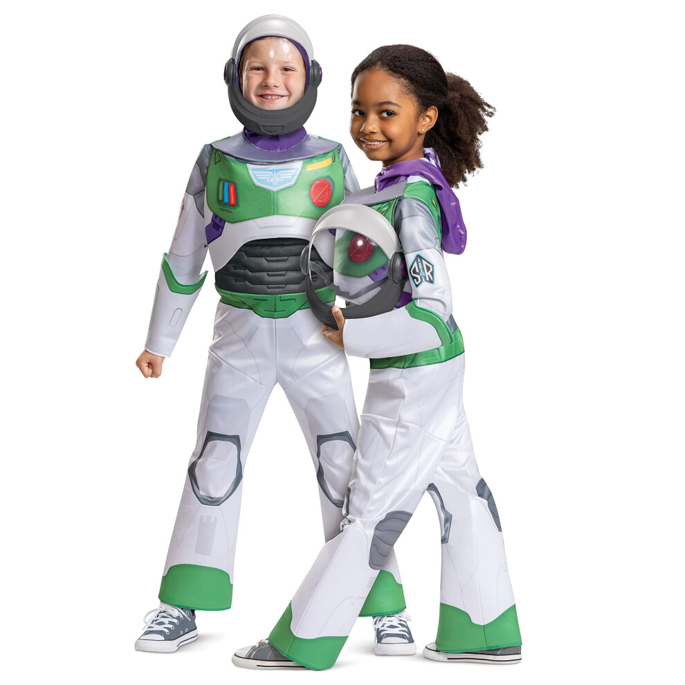 Photos - Fancy Dress Disney Pixar Lightyear Buzz Space Ranger Costume for Kids, Deluxe Official Disney Lightyear Costume Outfit, Child Size Extra