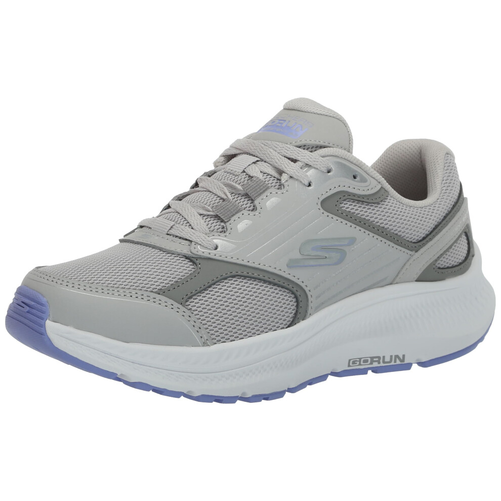 Skechers Women's Go Run Consistent 2.0 Advantage Sneaker  Gray/Lavender  9 Wide