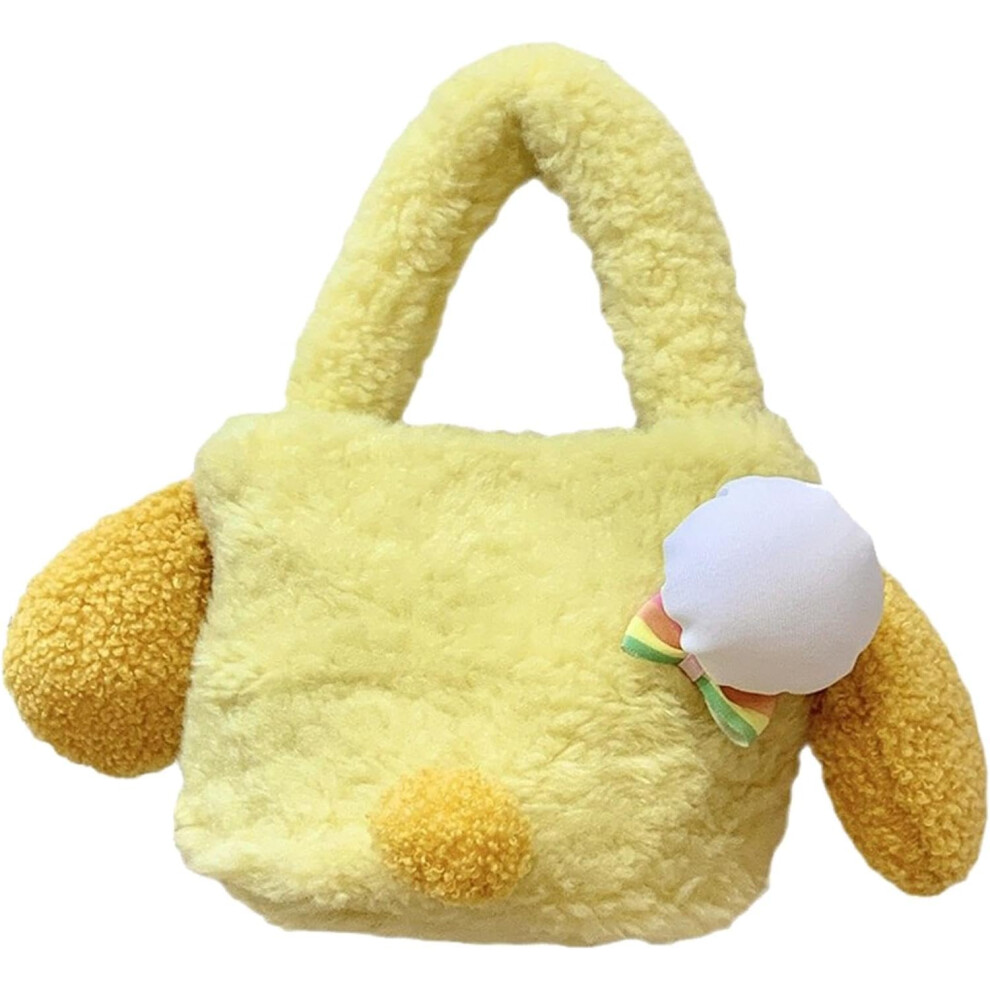 Plush Bag For Women | Cartoon Women Purse Bag | Fuzzy Ladies Plush Bag, Cute Hand Wallet Purse Comfortable For Holiday Birthday