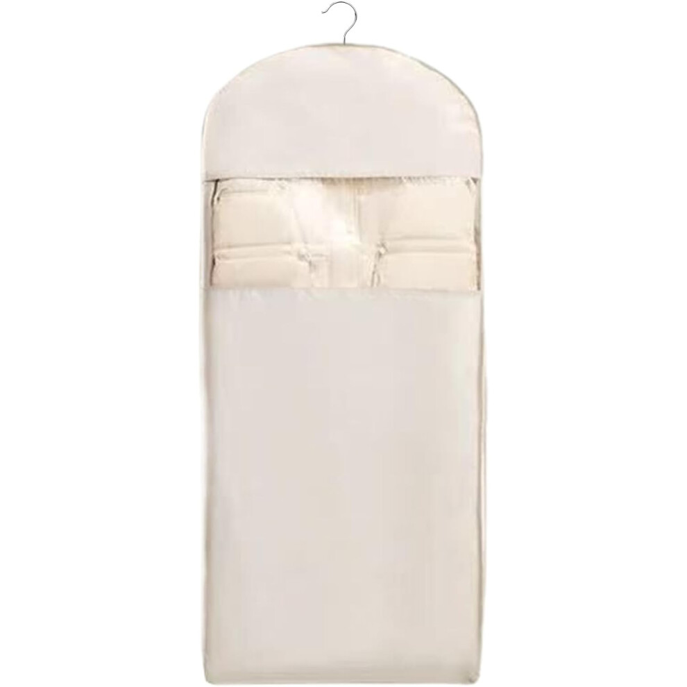 (Large) Garment Bag For Closet, Dustproof Self-Compression Travel Garment Bags, Space Saving Hangings Garment Bag, Waterproof Garment Covers With