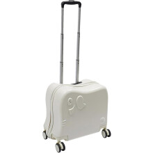 (White) Kid Suitcases with Wheels,Toddler Rolling Suitcase Large Capacity Kids Carry On Suitcase | Cute Toddler Carry On Luggage Kids Travel Suitcase for