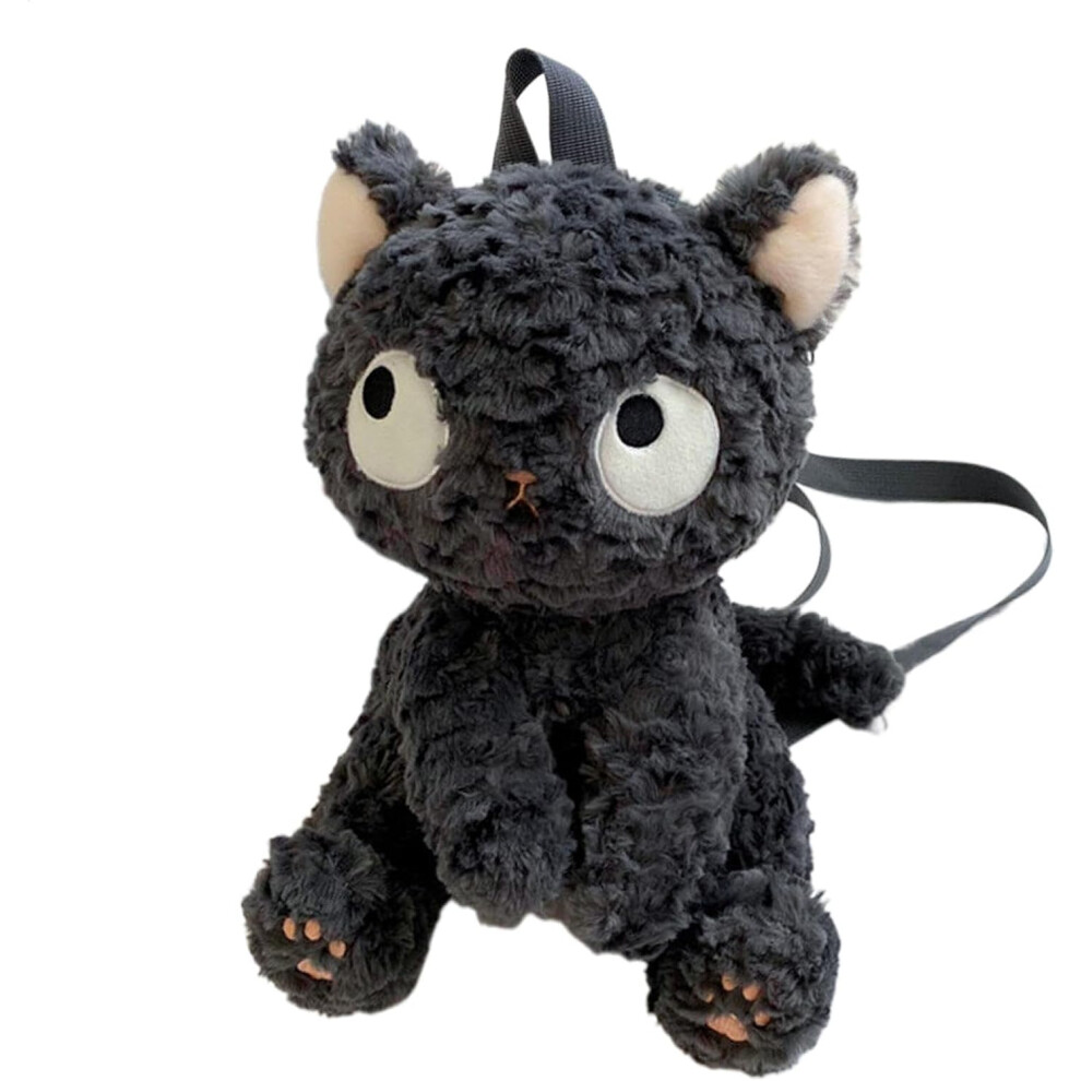Cat Plush Backpack,Cartoon Soft Cat Backpack - Plush Bag for Women, Soft Plush Bag, Cartoon Stuffed Animal Doll for Women Girls