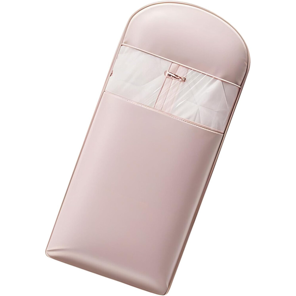 (130cm, Pink) Garment Bag For Suit - Suit Bags,Self-compression Hanger Protector Organizer Dust-Proof Transparent Storage For Down Jacket Dance Closet
