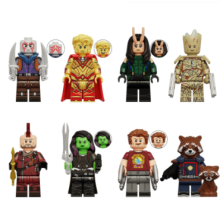 (8pcs-A) 22pcs Superhero Star Wars Minifigure Assembled Mini Building Block Action Figures Toy