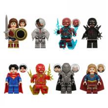 (8pcs-B) 22pcs Superhero Star Wars Minifigure Assembled Mini Building Block Action Figures Toy
