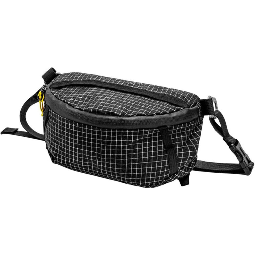 (Black) Fanny Pack - Waterproof Hiking Fanny Pack,Portable Waist Bag for Men, Multifunctional Belt Bags for Traveling, Running, Hiking, Cycling