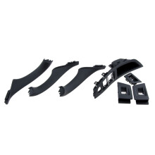 DOOR HANDLE SET FRONT For BMW 5 F10/F11 2009-/BLACK-7SZTUK/
