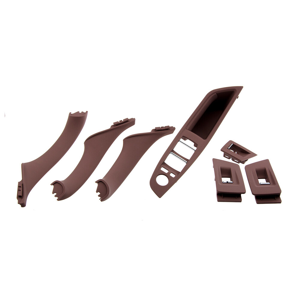 Nty Door Handle Set Front For Bmw 5 F10/F11 2009-/Brązowy-7Sztuk