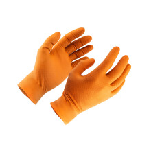 NITRILE GLOVES GRIPPAZ-SIZE: M FOR 50pcs BOX-SIZE: M