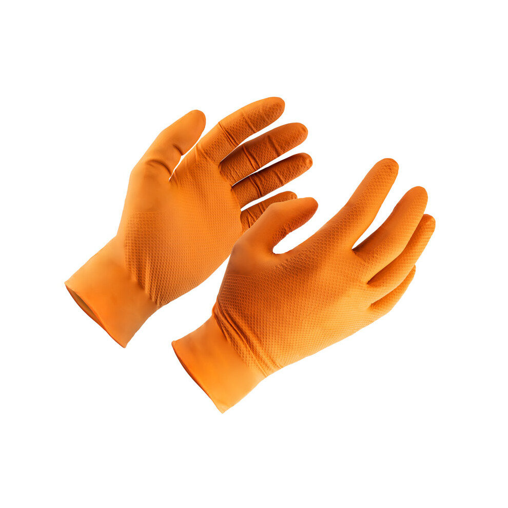 Nty Nitrile Gloves Grippaz-Size: M For 50Pcs Box-Size: M