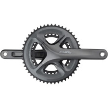 Shimano Claris FC-R2000 Crankset - 170mm, 8-Speed, 50/34t, 110 BCD, Hollowtech II, Zwart
