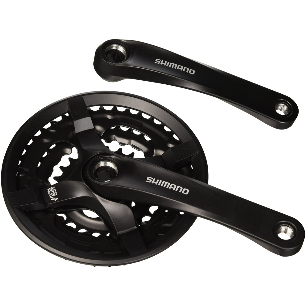 Shimano Unisex_adult Fc-Ty501 Vierkant 6/7/8-Fach Crankset 175 Mm Black