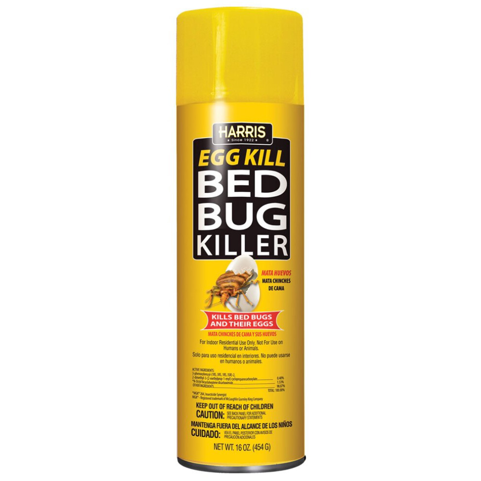 Harris Bed Bug and Egg Killer  16oz Aerosol Spray