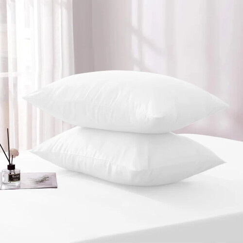 (White Pillow Cover Pair ) Bedding Waterproof Mattress Protector Terry Towel