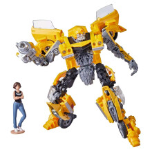 Transformers 2021 Buzzworthy Bumblebee Studio Series #15BB Deluxe Classic Camaro Bumblebee with Charlie Figure
