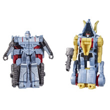Transformers Bumblebee Cyberverse Adventures Dinobots Unite Slugtron 2-Pack Figures, 4.5-inch, Ages 6+