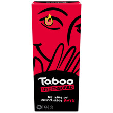 Juego de Mesa Hasbro Gaming Taboo Uncensored Solo para Adultos | 17+ | 4+ Jugadores | 20 Min. Prom.