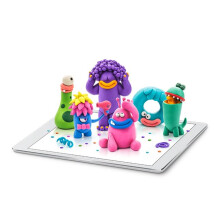 Fat Brain jtkok Hey Clay Monsters agyagkszlet interaktv alkalmazssal, gyerekekkel s tindzserekkel