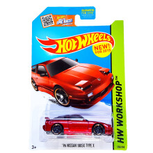 Hot Wheels 2015 HW Workshop '96 Nissan 180SX Tipo X 205/250 Rojo