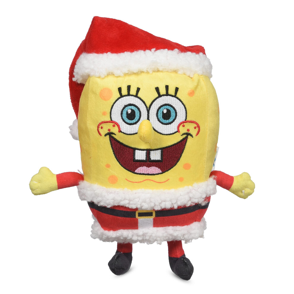 Spongebob Squarepants Per Animali Domestici, Peluche Natalizio Da 9 Personaggi Con Squeaker Per Cani, Giocattoli Per Cani Per I Fan Di Spongebob,-image