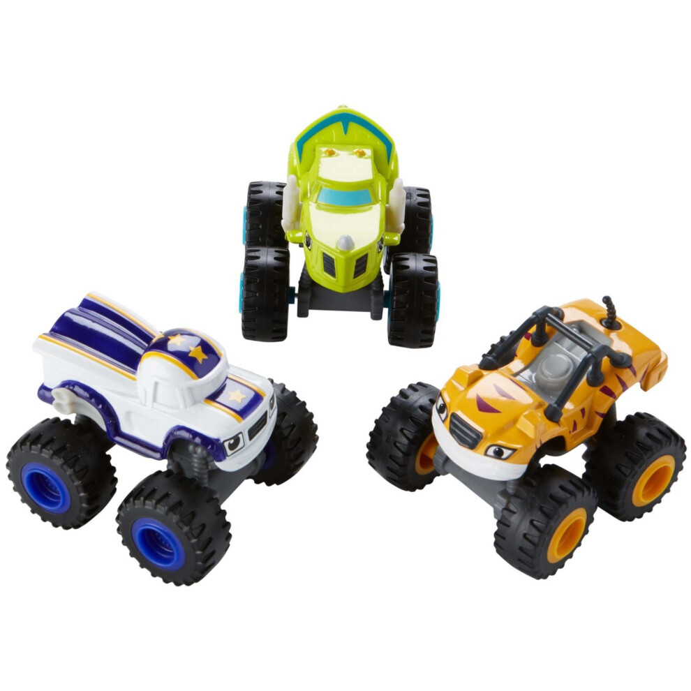Fisher-Price Nickelodeon Blaze & The Monster Machines 3 Pack Die-Cast Pack #2