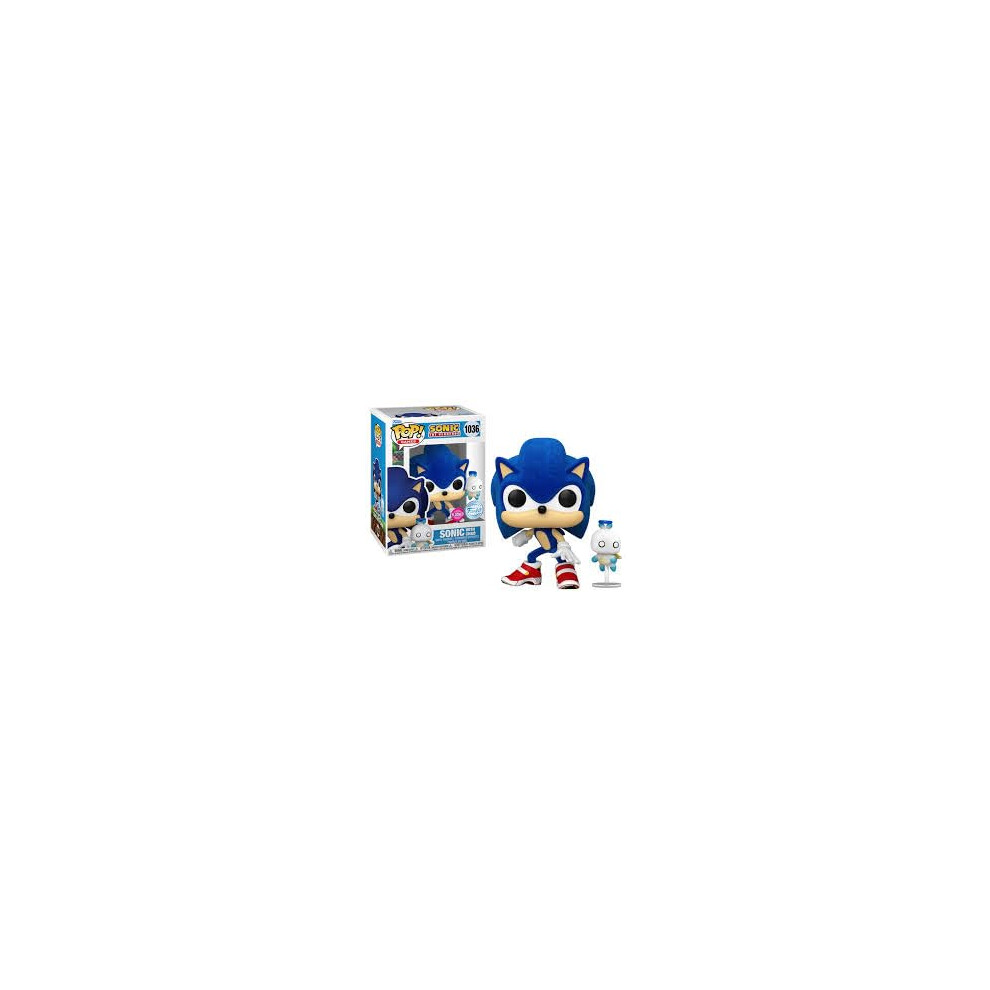 Funko Pop Sonic With Hero Chao Flocked Special Edition 1036