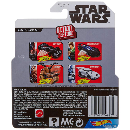Hot Wheels Hot Wheels Star Wars Αυτοκίνητα Χαρακτήρων Chewbacca 2