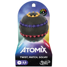 Hasbro Gaming Atomix jtk gyerekeknek, tiniknek s felnotteknek | Brainteaser Puzzle Sphere Ball s Fidget Toy | Apk napi ajndkok| 7 ves kortl